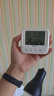 德力西電氣（DELIXI ELECTRIC）家用室內溫度計帶笑臉嬰兒房鬧鐘計時(shí)電子數顯溫濕度計溫度表 曬單實(shí)拍圖