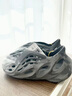 阿迪達(dá)斯yeezyfoam水泥灰椰子夏季清涼運(yùn)動洞洞鞋IE4931UK740.5 曬單實(shí)拍圖
