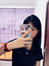 VOYDOVE棉質(zhì)美式V領(lǐng)正肩短袖t恤女2025夏季新款基礎(chǔ)修身顯瘦內(nèi)搭上衣 V領(lǐng)-黑色 M 建議90-100斤 曬單實(shí)拍圖