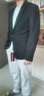 勁霸男裝商務(wù)休閑男士西服套裝春夏款套西服正裝|BSFE3306 黑色A XL 曬單實(shí)拍圖