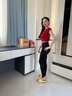 貓人秋褲女單件薄款莫代爾無(wú)痕女士保暖褲打底褲秋冬季緊身潮流襯底褲 黑色 M 曬單實(shí)拍圖