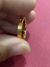周大福 時(shí)鐘黃金對戒愛(ài)心戒指(工費160)15號約4.85g F222351七夕 曬單實(shí)拍圖