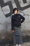 北面（The North Face）硬殼沖鋒衣女Sangro2.0防水透氣夾克外套可掛內(nèi)膽25秋冬新品|8DX8 JK3/宇宙黑 L/165 曬單實(shí)拍圖