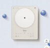 美的（Midea）電磁爐多檔調(diào)節(jié)家用火鍋爐 2200W大功率爆炒一體玻璃面板勻火加熱 鉑鉆系列 防水智能MC-E22B23 曬單實(shí)拍圖