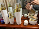 溪秀煙酰胺白瓶潔面柔膚水精華液面霜提亮護(hù)膚品套裝美白祛斑新品包裝 柔膚水＋精華乳＋精華液 曬單實(shí)拍圖