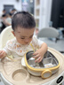 Beeshum貝斯哈姆嬰兒保溫碗寶寶餐盤(pán)分格不銹鋼可拆洗輔食碗兒童餐具 曬單實(shí)拍圖