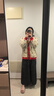 優(yōu)衣庫合作款/女裝打褶裙褲/高腰休閑褲褲子25秋冬新款479698 08 深灰色 XL /165/76A 曬單實拍圖