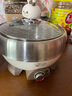 ERNTE德國昂特 2L電火鍋 電熱鍋 電煎鍋 家用多功能鍋適合2~3人 家用 EHP-24012S-CW 煎盤套裝 奶油白 曬單實拍圖