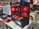 瓦爾基里（VALKYRIE）VK03-M BLACK 黑色 M-ATX 游戲電腦臺(tái)式機(jī)箱 支持360水冷 6.2吋觸摸屏 曲面玻璃270°海景房 曬單實(shí)拍圖