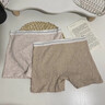 莫代爾平角內褲女士10A純棉抗菌2025新款收腹提臀少女四角安全褲 橘色+粉色+杏色 共 3條 M 推薦體重:80-105斤 曬單實(shí)拍圖