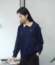 吳衣斯工作服衛衣定制印logo公司團體春秋翻領(lǐng)長(cháng)袖團隊統一服裝訂做 100純棉質(zhì)感有型藏青 2XL 曬單實(shí)拍圖