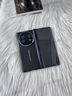 智父vivo x fold5手機殼新款vivoxfold5折疊屏真皮支架保護套vivox fold5中軸全包超薄防摔高級感外殼 【青松-高清款】輕奢手感丨殼膜一體丨鏡頭支架 曬單實(shí)拍圖
