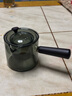 功夫茶具套裝煙灰側(cè)把茶壺玻璃高檔整套泡茶器燒水壺茶盤煮茶家用 壺+公杯+茶漏+主人杯+6把杯+杯架+茶盤 曬單實拍圖