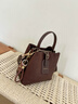 CALWAN KEODH水桶包包女包2026新款斜挎真皮單肩手提生日禮物送女友老婆 【棕色】輕奢時(shí)尚百搭高級感實(shí)用走心女生閨蜜 曬單實(shí)拍圖