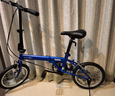 大行（DAHON）KT610折疊自行車(chē)16英寸單速男女學(xué)生上班上學(xué)城市通勤單車(chē) 消光藍 曬單實(shí)拍圖