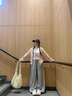 LDBE粉色條紋開衫衛(wèi)衣女春秋慵懶風(fēng)韓系寬松連帽拉鏈外套設(shè)計感別致潮 粉紅色 S 【95斤內(nèi)】 曬單實拍圖