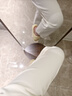 POLOWALK女式牛仔褲2025春夏褲新品純白簡約寬松休閑顯瘦闊腿褲女 白色 M /160 曬單實拍圖