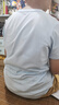 京東京造兒童t恤男5A抑菌新疆棉圓領(lǐng)衣服男裝打底衫印花 藍(lán)色150 曬單實(shí)拍圖