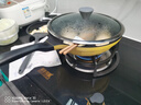 北鼎（Buydeem）不粘鍋平底鍋烤肉煎鍋電磁爐燃?xì)獬床诵※Z黃28cm 曬單實(shí)拍圖