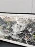 福居寶地國畫(huà)水墨山水畫(huà)風(fēng)水靠山招財辦公室客廳西墻北墻掛畫(huà) A款 120*50紅木框+油畫(huà)布面 曬單實(shí)拍圖