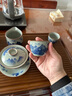承韻尚樽景德鎮(zhèn)青花瓷功夫茶具套裝家用陶瓷千里江山泡茶壺茶杯蓋碗送禮盒 【纏枝蓮-+六君子】禮盒裝 17頭 曬單實拍圖