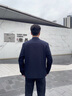 杉杉男士翻領(lǐng)夾克春秋新款休閑外套耐磨耐穿中年行政夾克爸爸裝干部裝 曬單實(shí)拍圖