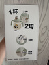 貝親兒童牛奶杯1-3歲寶寶喝水喝奶PPSU直飲奶瓶雙吸管水杯 綠色330mL 曬單實拍圖