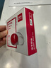 得力（deli）【超級爆款】φ82mm透明圓形財務快干印臺印泥 辦公用品 紅色9863 曬單實拍圖