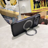 韓諾【無邊框支架殼】適用蘋果17promax手機殼iphone17pro防摔磁吸360°旋轉(zhuǎn)支架鏡頭保護膚感簡約新款 【透黑】無邊裸感·360°旋轉(zhuǎn)支架 iPhone 17 Pro Max 曬單實拍圖