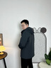 波司登（BOSIDENG）25新款90鵝絨輕薄羽絨服男短款可脫卸兩穿連帽保暖外套B250134125 【趨勢推薦】玄英黑|8F35 L 180/100A 體重約140-155斤 曬單實(shí)拍圖