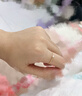 周六福18k金鉆戒女星辰簡(jiǎn)約彩金鉆石戒指 W0210377 11號 新年生日禮物 曬單實(shí)拍圖