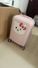 銀座Hello Kitty 凱蒂貓正版聯(lián)名行李箱20英寸小型旅行箱萬向輪拉桿箱 曬單實拍圖