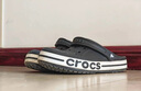 crocs卡駱馳洞洞鞋貝雅卡駱班輕便耐磨一腳蹬休閑鞋|205089 石板灰/青檸綠-0GX 44 (280mm) 曬單實拍圖