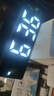 康巴絲（Compas）創(chuàng)意LED大屏?xí)r鐘 夜光電子鬧鐘客廳臥室臺(tái)鐘學(xué)生鬧鐘 810黑色 曬單實(shí)拍圖