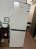 海爾（Haier）冰箱出品雙開門二門177升冰箱家用小型冰箱租房省電不占地冷藏冷凍統(tǒng)帥家用小冰箱 以舊換新 177升雙門冰箱節(jié)能省電 兩天約用1度電 曬單實拍圖