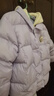 巴拉巴拉兒童輕薄羽絨服嬰兒冬季童裝寶寶外套洋氣可愛潮男童女童 粉紫70023 100cm 曬單實拍圖