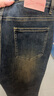 衣品天成復古做舊微喇牛仔褲女2025秋季修身顯高顯瘦時(shí)尚拖地喇叭褲子女 曬單實(shí)拍圖