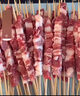 鮮京采內(nèi)蒙古原切羔羊肉串2斤 （50串）燒烤食材 露營(yíng)戶外 京東自有品牌 曬單實(shí)拍圖