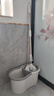 索邦旋轉(zhuǎn)拖把34cm2頭家用一拖凈免手洗雙驅(qū)動(dòng)拖地拖布吸水墩布桶套裝 曬單實(shí)拍圖