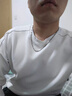 QMXD歐美街頭霸氣男士項鏈男潮鈦鋼韓版素圈鎖骨鏈學(xué)生生日禮物送男友 曬單實(shí)拍圖