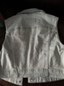 Levi's【商場(chǎng)同款好價(jià)秒殺】李維斯女士美式牛仔馬甲背心003XP 薄霧藍 S 曬單實(shí)拍圖