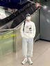 C.MATK男士衛衣春秋季新款圓領(lǐng)衛衣男潮牌印花打底衫上衣寬松長(cháng)袖T恤衫 白色 2XL 曬單實(shí)拍圖