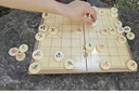 得力（deli）中國象棋套裝折疊防水棋盤棋游兒童益智娛樂親子生態(tài)原木開學(xué)禮物 曬單實(shí)拍圖