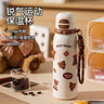 杯具熊水杯配件開(kāi)口笑保溫杯雙飲吸管蓋吸嘴吸管杯蓋 銳氣西高地藍色杯蓋 帶吸嘴 曬單實(shí)拍圖