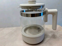 美的（Midea）全玻璃養生壺全自動(dòng)燒水壺母嬰恒溫電熱水壺花茶壺全包裹護底防碎1.5L MK-YS15B201 曬單實(shí)拍圖