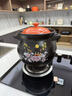 奧秘砂鍋燉鍋家用燃氣耐高溫陶瓷煲湯鍋干燒不裂煤氣灶煲仔飯煲湯沙鍋 團團圓圓【8-10人】 6L 曬單實(shí)拍圖