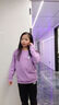 班尼路童裝女童套裝秋季2025新款兒童衛衣洋氣上衣女孩刺繡牛仔闊腿褲 米白 BNL小花兔X+淺藍 160 【推薦85-105斤】 曬單實(shí)拍圖