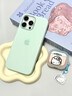 華強北適用iphone16pro手機殼液態(tài)硅膠蘋(píng)果16promax磁吸防摔硅膠 【碧藍色】頂配藍寶石玻璃按鍵 iPhone16promax 曬單實(shí)拍圖
