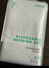 蕉趣（BANANA TRIP）一次性四件套雙人床單加厚套裝被套枕套旅行酒店隔臟差旅床上用品 曬單實(shí)拍圖