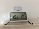 得力（deli）【超級爆款】室內溫濕度表 LCD電子溫濕度計 嬰兒房室內辦公用品兒童老人白色 曬單實(shí)拍圖